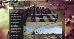 Desktop Screenshot of clarkcountyfairkahoka.com